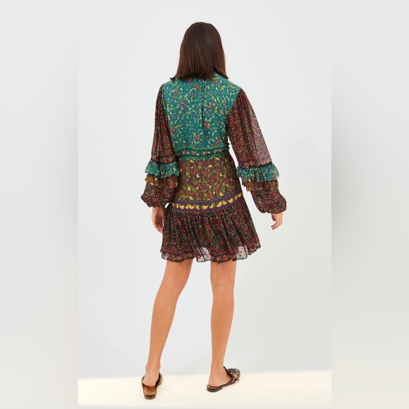 FARM RIO Mix Mini Prints Mini Dress XS - Picture 5 of 15